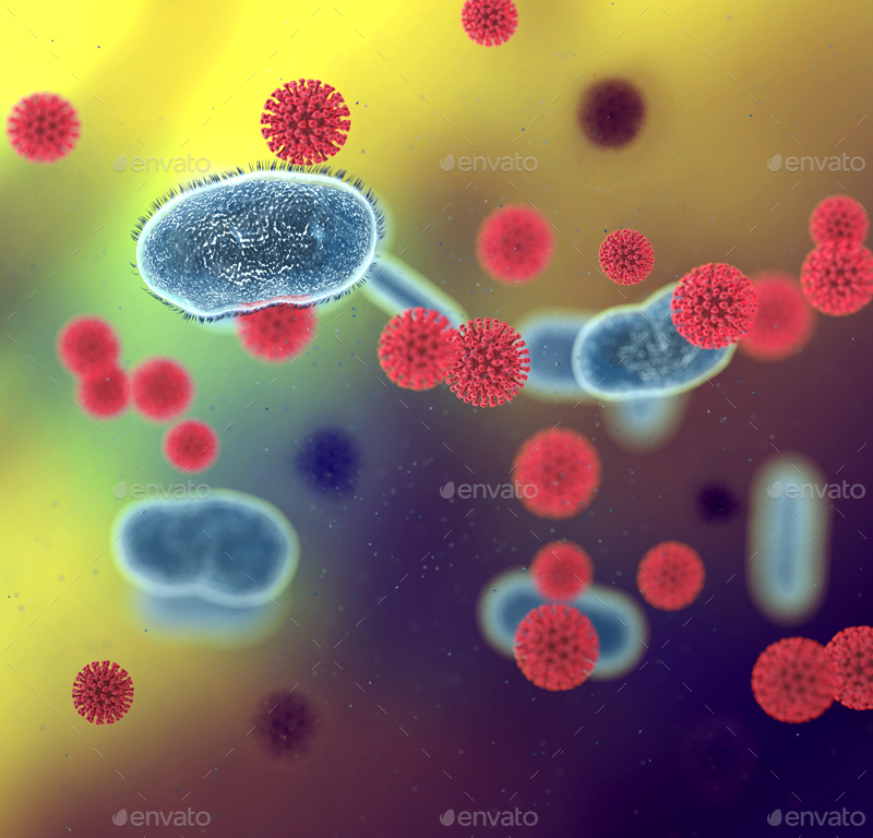 Antibodies Killing Corona Virus by Abdelrahman_Elmasry GraphicRiver